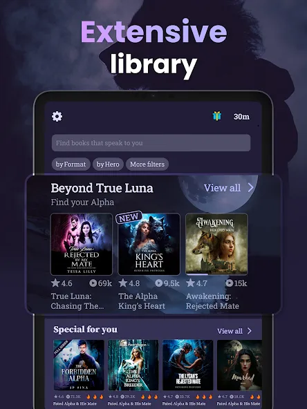 MoonLit - Werewolf Novels screenshot 10