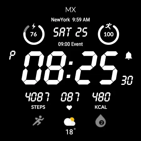 MIMIX Activy Zero Watchface screenshot 25
