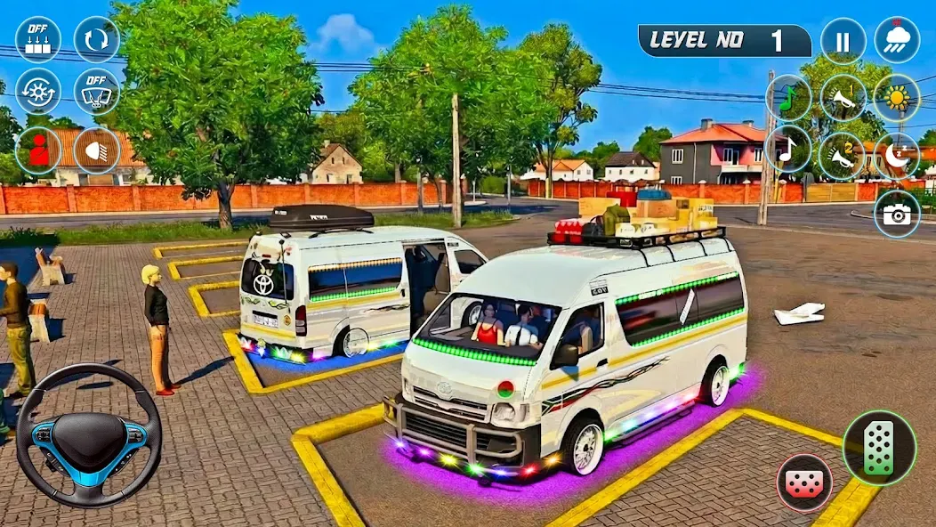 Mini Coach Bus Driving Bus Sim screenshot 1