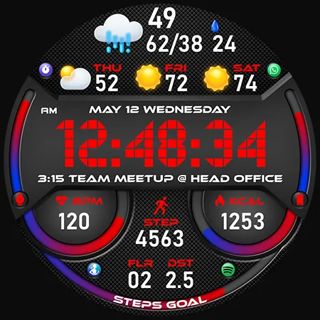 PER51 Digital Watch Face screenshot 43