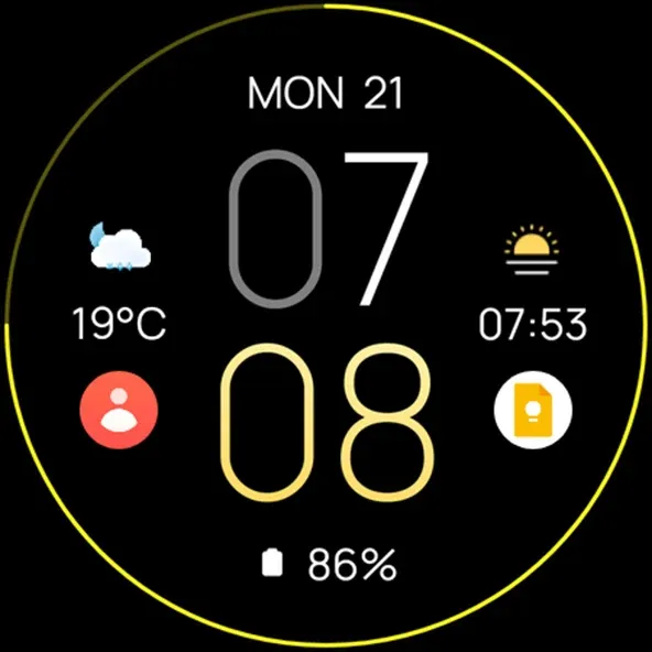 MNML Thin Watch face screenshot 11