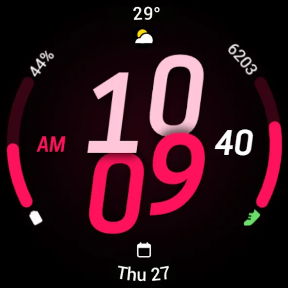 MDS452 Digital Watch Face screenshot 11