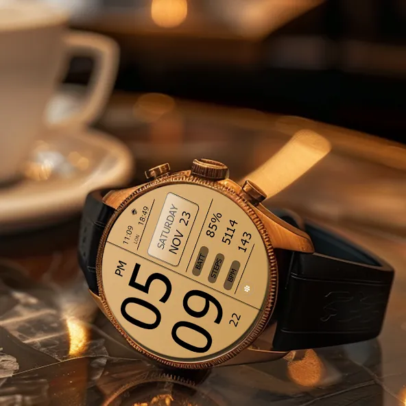 Key WF49 Digital Watch Face screenshot 4