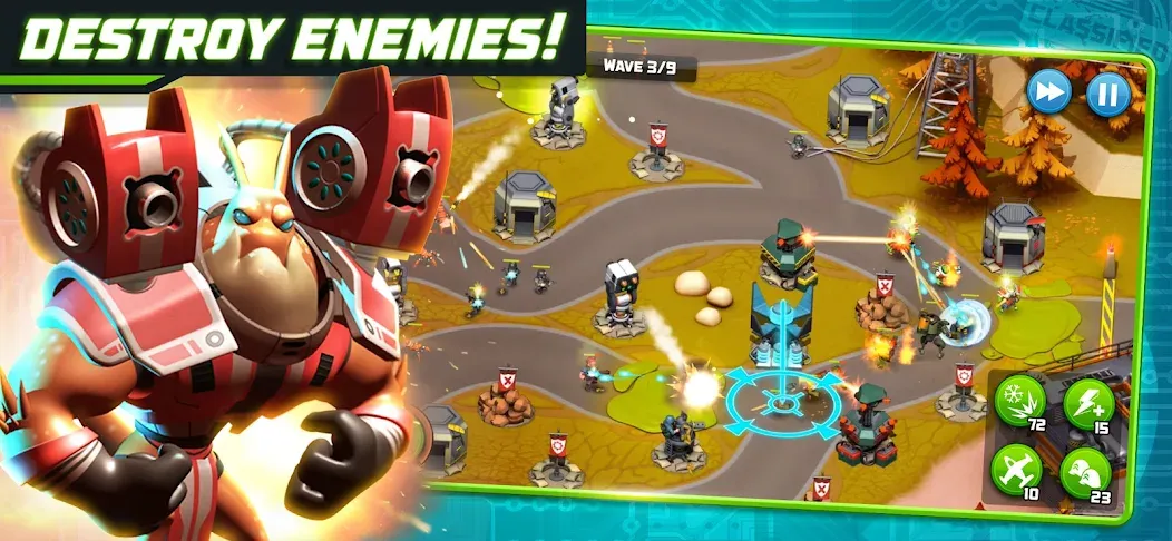 Alien Creeps TD screenshot 2