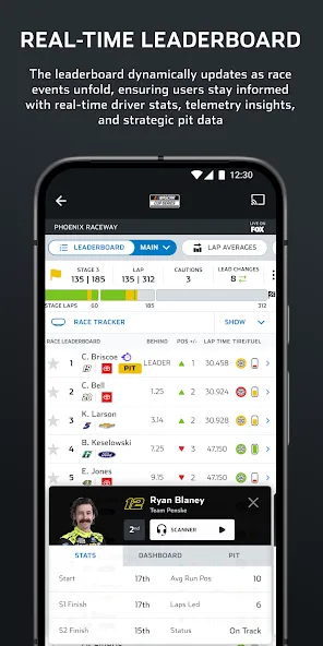 NASCAR MOBILE screenshot 1