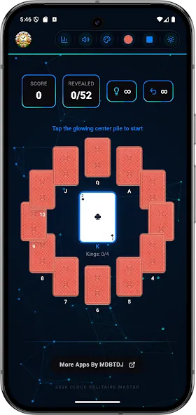 Clock Solitaire Master Offline screenshot 6