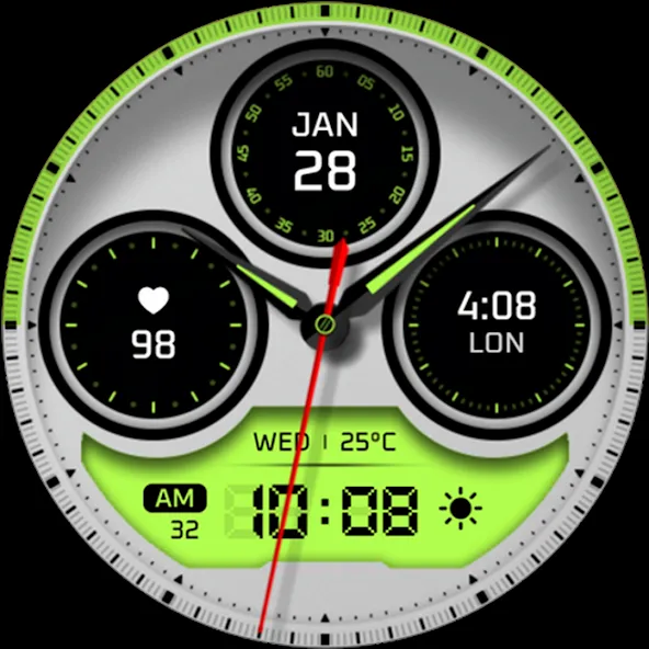 Watch face 10h08.com #117 screenshot 31