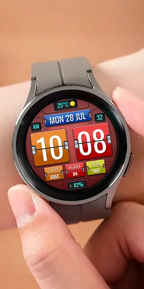 DIGI FLIPNOUR CTS35 Watch face screenshot 6