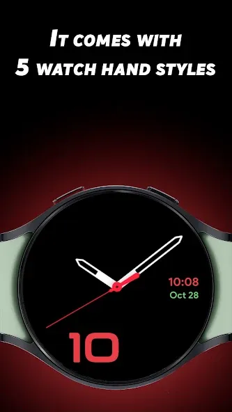 Dark Analog - Watch face screenshot 3