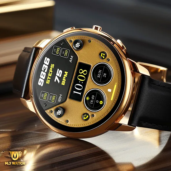 MJ200 Leather Digital Watch screenshot 6