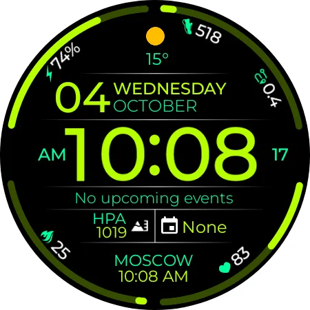 Chester Infinity watch face screenshot 13