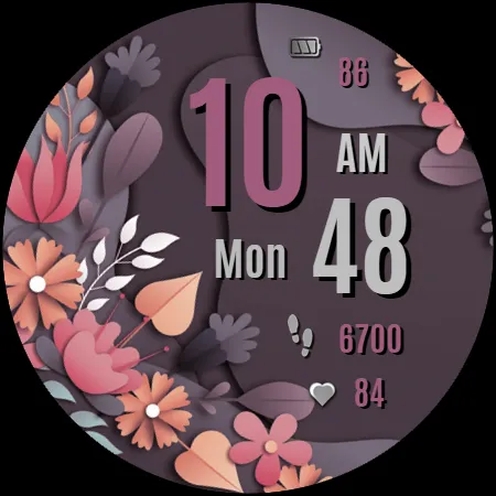 NXV80 Vibrant Watch Face screenshot 8
