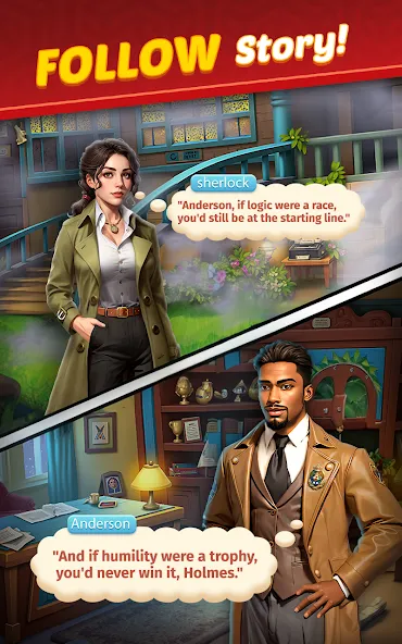 Sherlock: Mystery Merge Puzzle screenshot 14