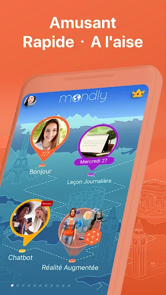 Mondly: Apprendre le norvégien screenshot 2