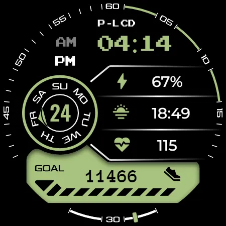 Phantom - LCD V3 | watch face screenshot 12