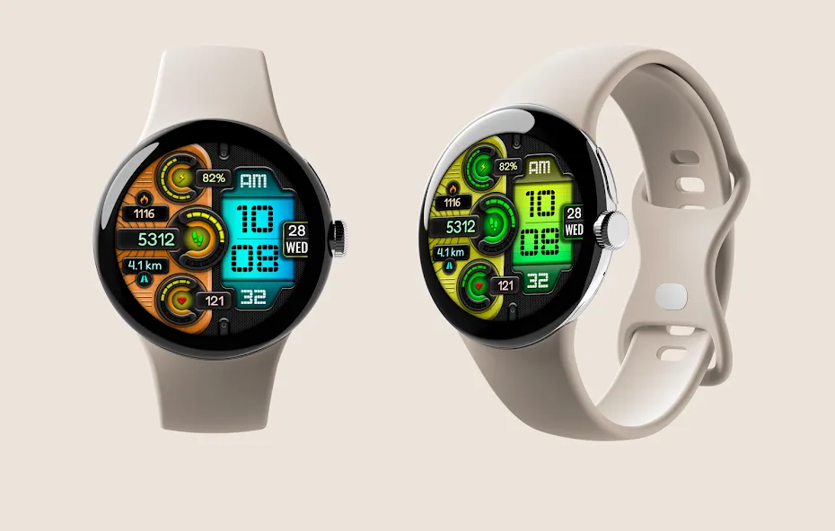 Digital DUBAS URX22 Watch face screenshot 2