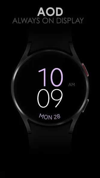 Simple Purple watch face screenshot 8