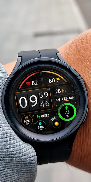 TechGauge Watch Face screenshot 4