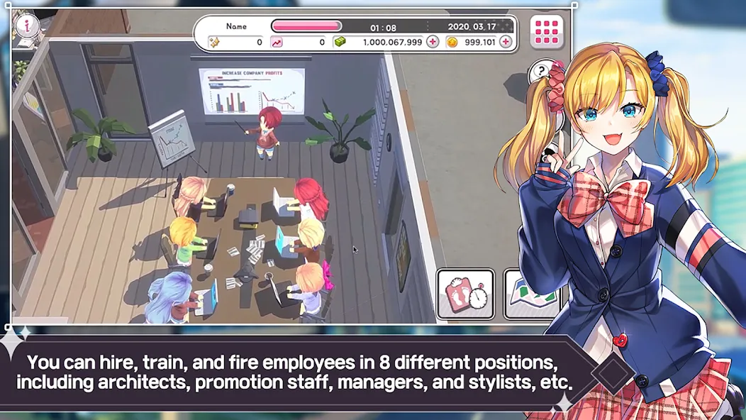 偶像明星制作人 (KPop偶像女王制作) screenshot 29
