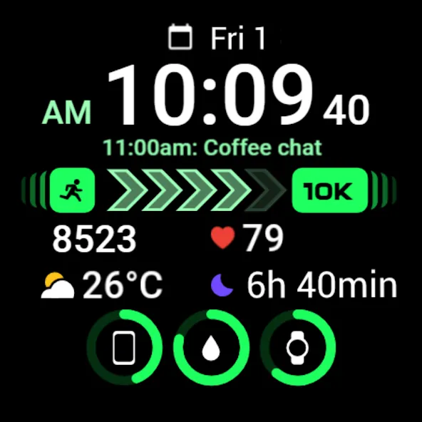 PRADO 75 Digital Watch Face screenshot 11