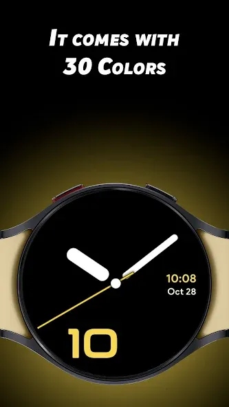 Dark Analog - Watch face screenshot 2