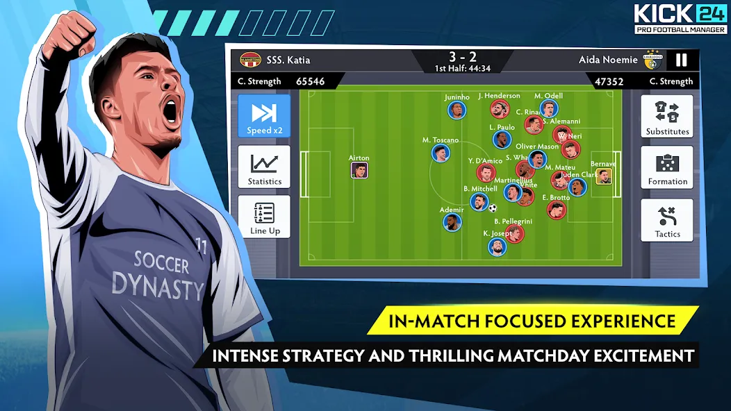 KICK 25: Pro Football Manager screenshot 4