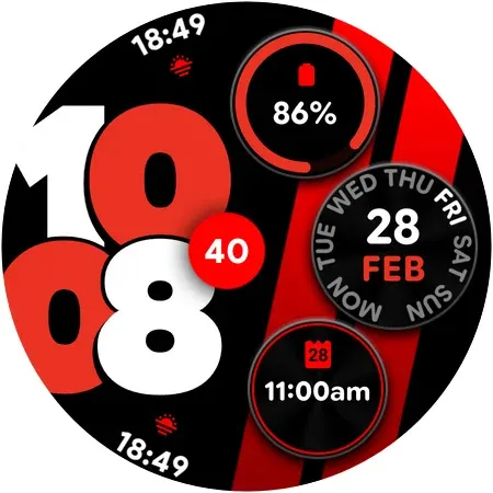 Sporty Pixel - Watch face screenshot 10