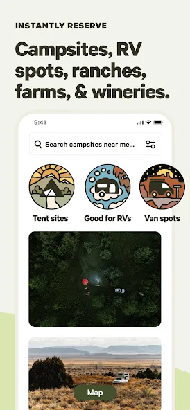 Hipcamp: Camping, RVs & Cabins screenshot 3