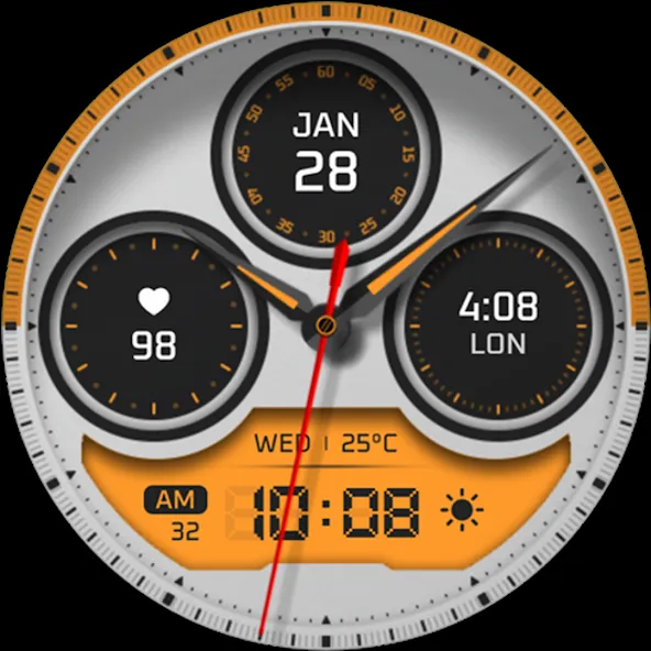 Watch face 10h08.com #117 screenshot 32
