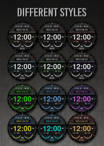 PW36 3D Digital Glow Watch screenshot 4