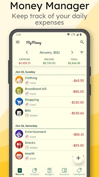 MyMoney—Track Expense & Budget screenshot 1