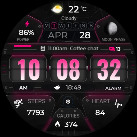 ES WR0022 – Sport Watch Face screenshot 30