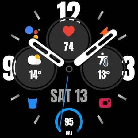 Nighty Analog 19 - watch face screenshot 24