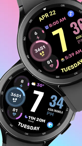 Active Wear Watchface 3 screenshot 5