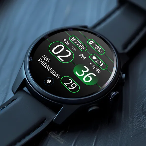 Key WF32 Digital Classic Watch screenshot 3