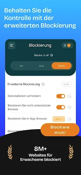 BlockerX: Pornoblocker screenshot 1