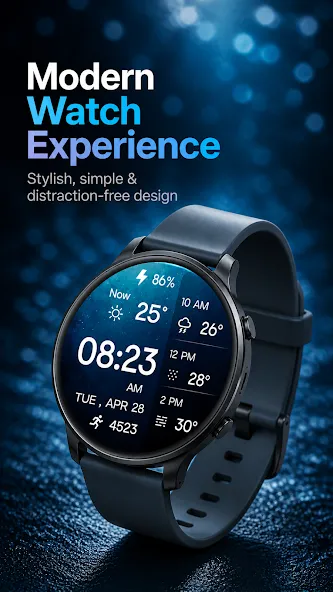 Minimal Weather Digital Watch screenshot 6
