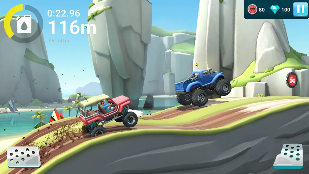 MMX Hill Dash 2 screenshot 1