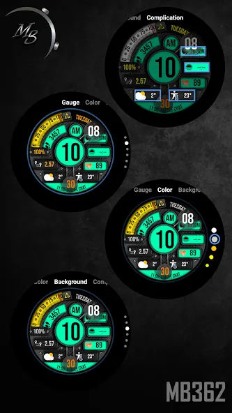 Hybrid Watch Face MB362 screenshot 8