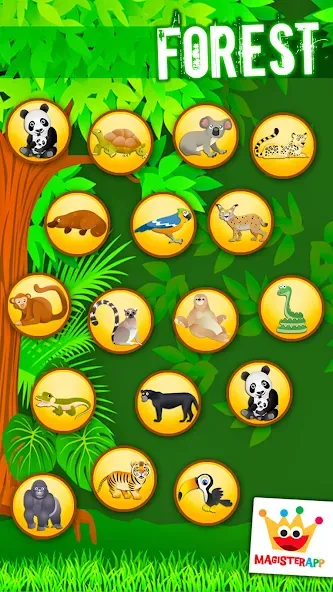 Forest - Kids Coloring Puzzles screenshot 7