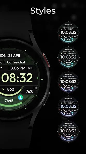 TVV Workout 4 Watch Face screenshot 2