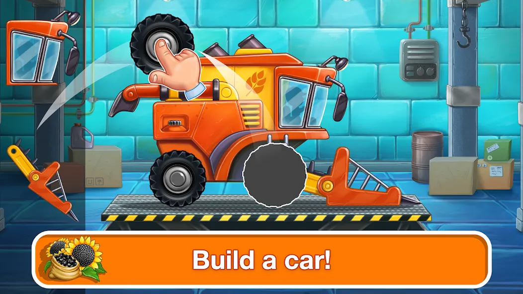 Tractor, car: kids farm games screenshot 11