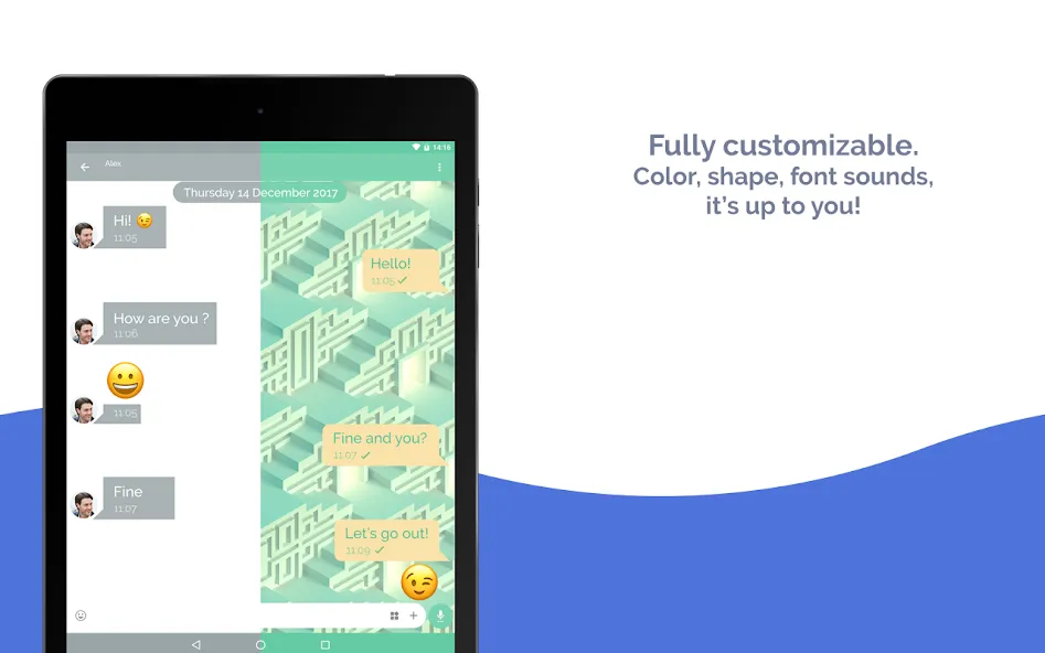 Mood SMS - Custom Text & MMS screenshot 12