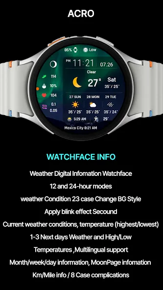 ACRO Digital Weather info WF screenshot 2