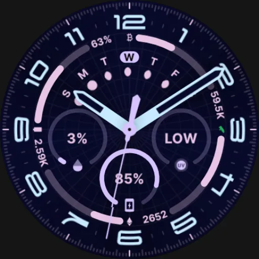 Galaxy Ultra Watch Face screenshot 12