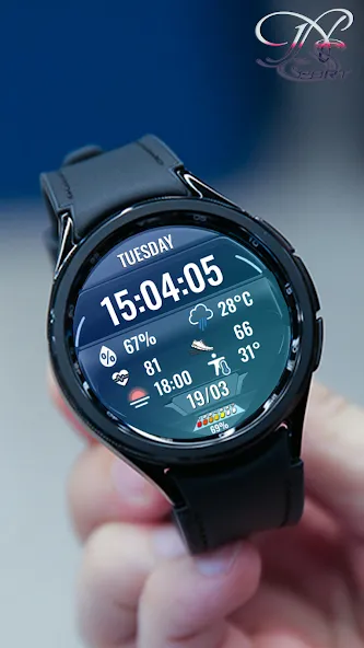 N-SPORT692 Big Dial Watch Face screenshot 3
