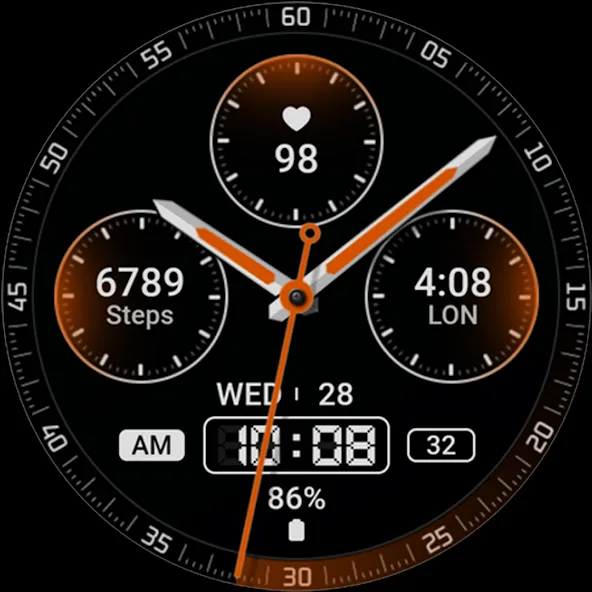 Watch face 10h08.com #126 screenshot 28