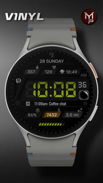 V1NYL - Digital watch face screenshot 3