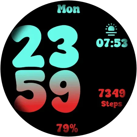 BIG Happy Watch Face screenshot 10