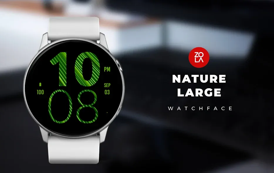 Nature Large Watch Face screenshot 1